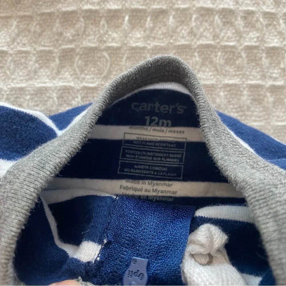 Carter’s long sleeve boys onesie bundle size 12M